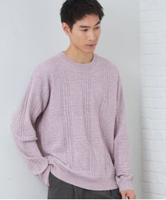 THE SHOP TK / ザ ショップ ティーケー ニット・セーター | 【優しい肌触り】カシミヤタッチ チェックニット　洗濯機OK