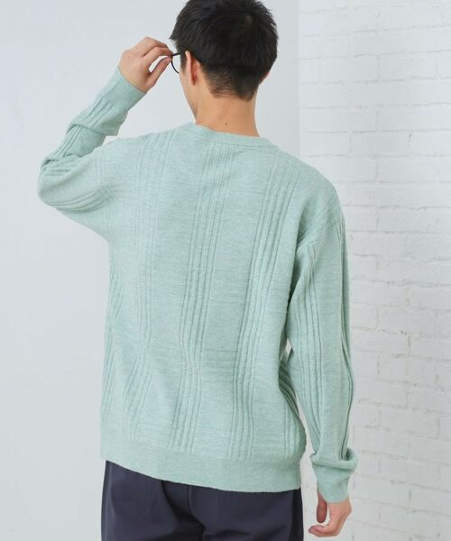 THE SHOP TK / ザ ショップ ティーケー ニット・セーター | 【優しい肌触り】カシミヤタッチ チェックニット 洗濯機OK | 詳細14