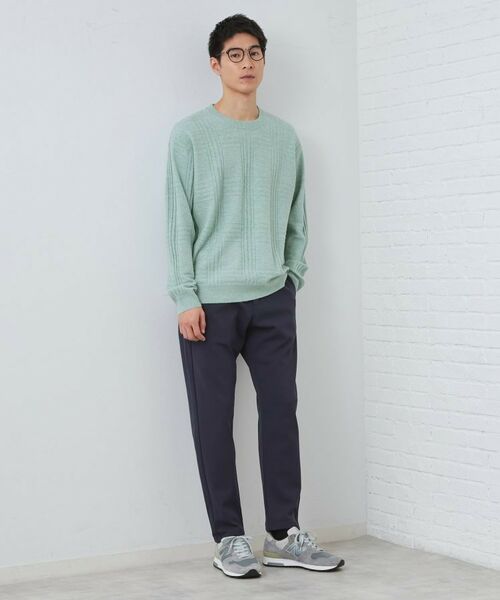 THE SHOP TK / ザ ショップ ティーケー ニット・セーター | 【優しい肌触り】カシミヤタッチ チェックニット 洗濯機OK | 詳細15