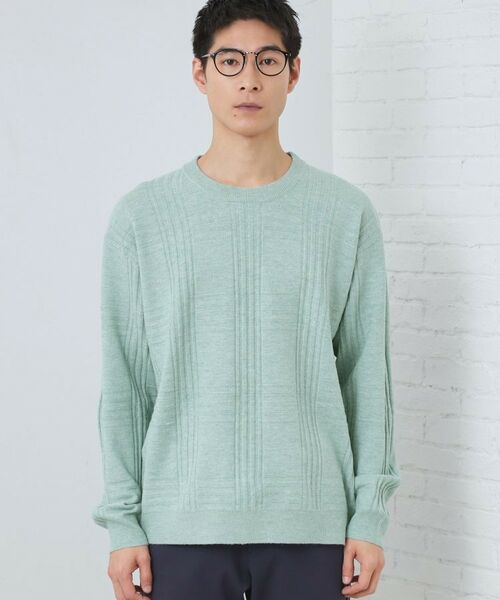 THE SHOP TK / ザ ショップ ティーケー ニット・セーター | 【優しい肌触り】カシミヤタッチ チェックニット 洗濯機OK | 詳細17