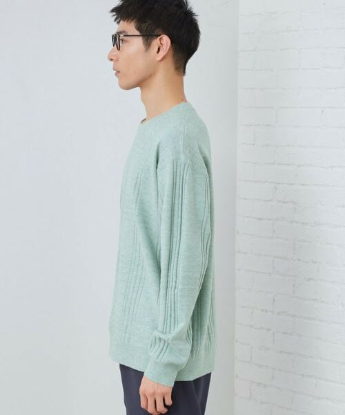 THE SHOP TK / ザ ショップ ティーケー ニット・セーター | 【優しい肌触り】カシミヤタッチ チェックニット 洗濯機OK | 詳細18