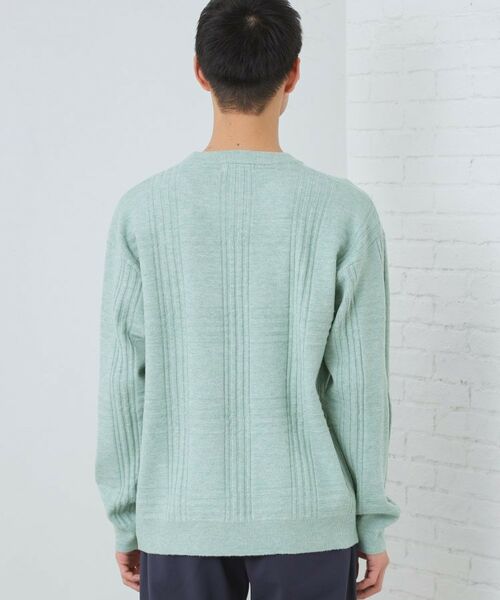 THE SHOP TK / ザ ショップ ティーケー ニット・セーター | 【優しい肌触り】カシミヤタッチ チェックニット 洗濯機OK | 詳細19