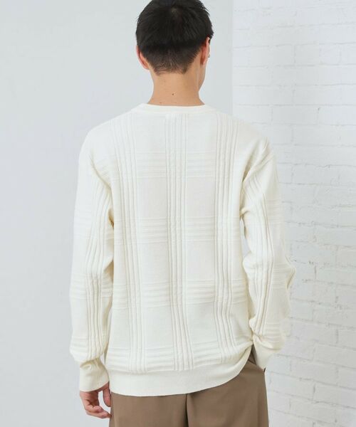 THE SHOP TK / ザ ショップ ティーケー ニット・セーター | 【優しい肌触り】カシミヤタッチ チェックニット 洗濯機OK | 詳細2