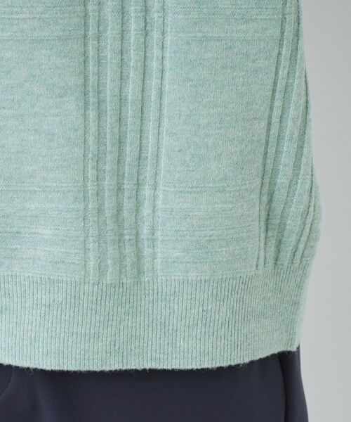 THE SHOP TK / ザ ショップ ティーケー ニット・セーター | 【優しい肌触り】カシミヤタッチ チェックニット 洗濯機OK | 詳細22