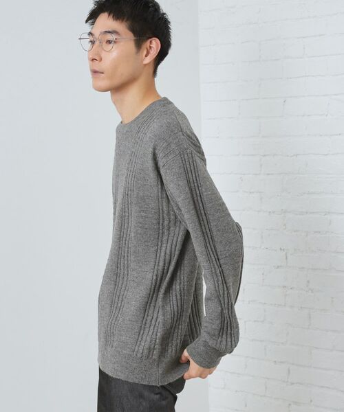 THE SHOP TK / ザ ショップ ティーケー ニット・セーター | 【優しい肌触り】カシミヤタッチ チェックニット 洗濯機OK | 詳細5