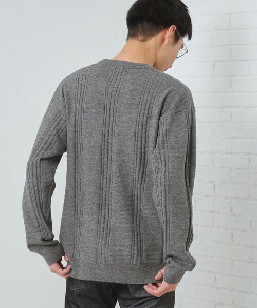 THE SHOP TK / ザ ショップ ティーケー ニット・セーター | 【優しい肌触り】カシミヤタッチ チェックニット 洗濯機OK | 詳細6