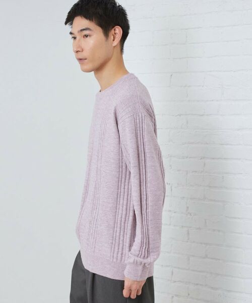 THE SHOP TK / ザ ショップ ティーケー ニット・セーター | 【優しい肌触り】カシミヤタッチ チェックニット 洗濯機OK | 詳細9