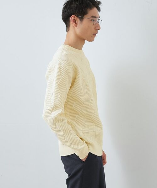 THE SHOP TK / ザ ショップ ティーケー ニット・セーター | 【チクチクしない／軽量】ミックスヤーンニット | 詳細1