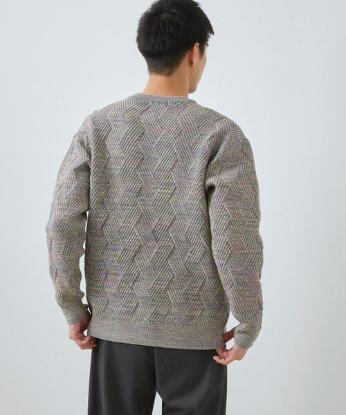 THE SHOP TK / ザ ショップ ティーケー ニット・セーター | 【チクチクしない／軽量】ミックスヤーンニット | 詳細10