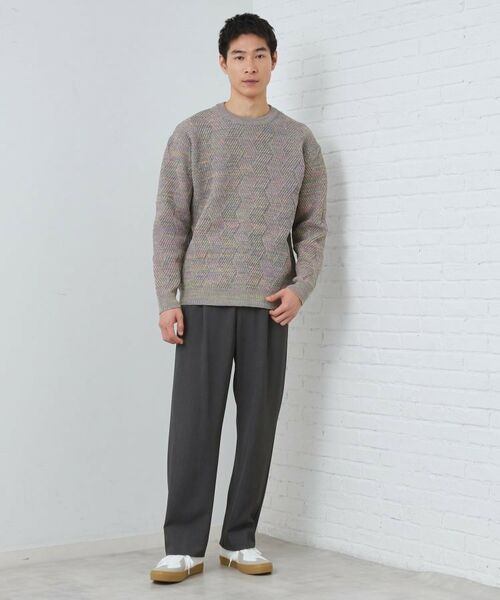 THE SHOP TK / ザ ショップ ティーケー ニット・セーター | 【チクチクしない／軽量】ミックスヤーンニット | 詳細11