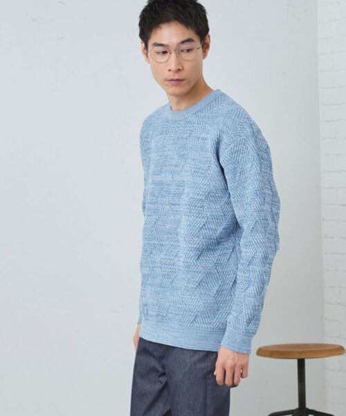 THE SHOP TK / ザ ショップ ティーケー ニット・セーター | 【チクチクしない／軽量】ミックスヤーンニット | 詳細13
