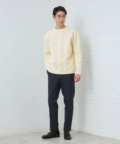 THE SHOP TK / ザ ショップ ティーケー ニット・セーター | 【チクチクしない／軽量】ミックスヤーンニット | 詳細3