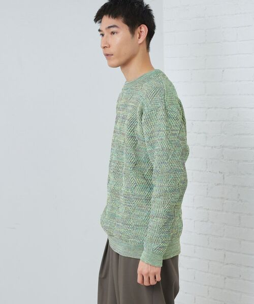 THE SHOP TK / ザ ショップ ティーケー ニット・セーター | 【チクチクしない／軽量】ミックスヤーンニット | 詳細5