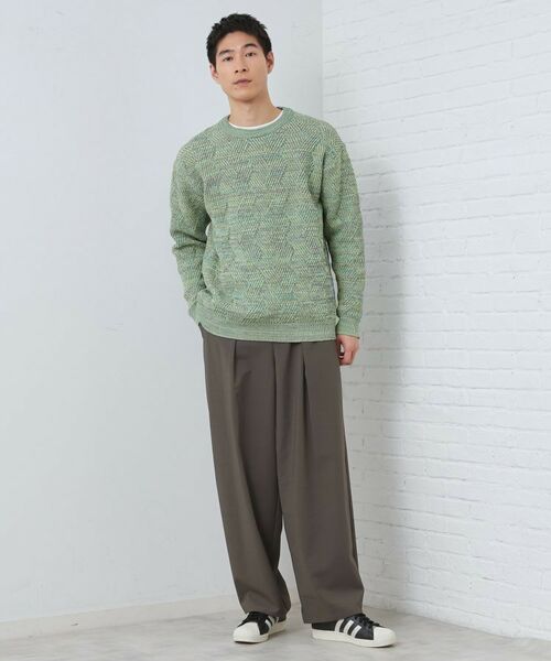 THE SHOP TK / ザ ショップ ティーケー ニット・セーター | 【チクチクしない／軽量】ミックスヤーンニット | 詳細7