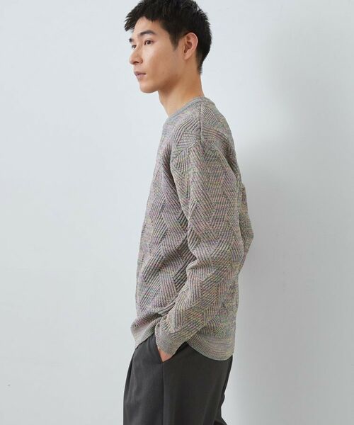 THE SHOP TK / ザ ショップ ティーケー ニット・セーター | 【チクチクしない／軽量】ミックスヤーンニット | 詳細9