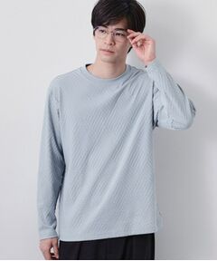 THE SHOP TK / ザ ショップ ティーケー カットソー | リンクスジャカード長袖Tシャツ