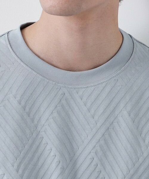 THE SHOP TK / ザ ショップ ティーケー カットソー | リンクスジャカード長袖Tシャツ | 詳細20