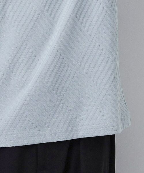 THE SHOP TK / ザ ショップ ティーケー カットソー | リンクスジャカード長袖Tシャツ | 詳細22