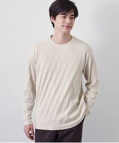 THE SHOP TK / ザ ショップ ティーケー カットソー | リンクスアーガイル長袖Tシャツ