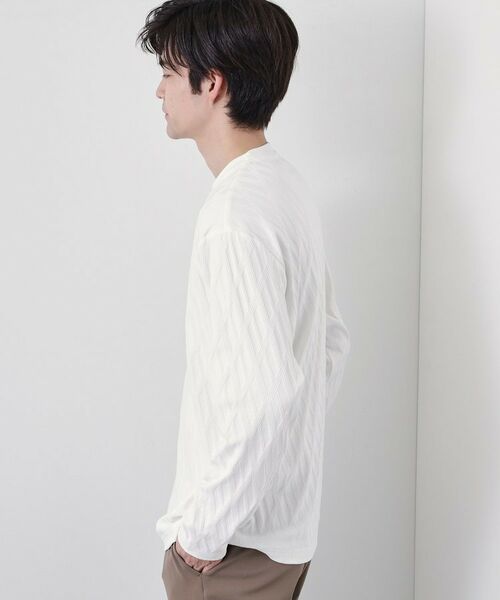 THE SHOP TK / ザ ショップ ティーケー カットソー | リンクスアーガイル長袖Tシャツ | 詳細1