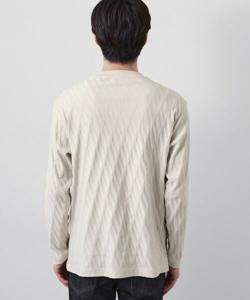 THE SHOP TK / ザ ショップ ティーケー カットソー | リンクスアーガイル長袖Tシャツ | 詳細11