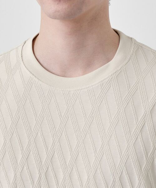 THE SHOP TK / ザ ショップ ティーケー カットソー | リンクスアーガイル長袖Tシャツ | 詳細12