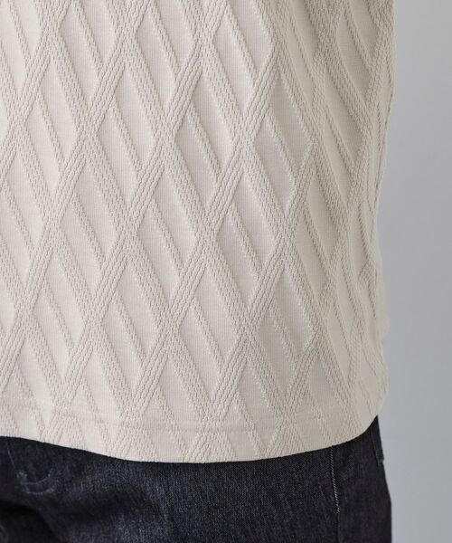 THE SHOP TK / ザ ショップ ティーケー カットソー | リンクスアーガイル長袖Tシャツ | 詳細14