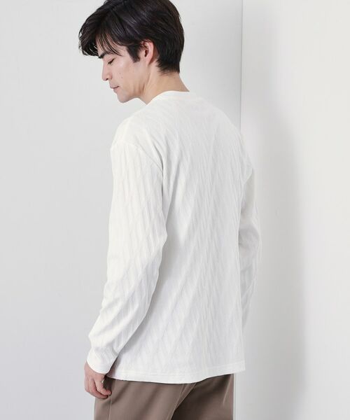 THE SHOP TK / ザ ショップ ティーケー カットソー | リンクスアーガイル長袖Tシャツ | 詳細2