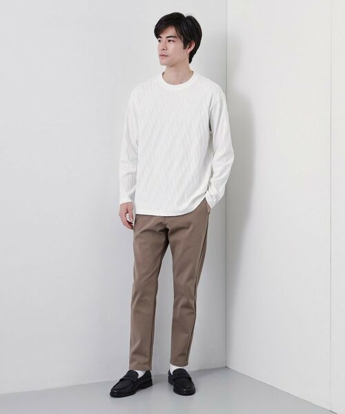 THE SHOP TK / ザ ショップ ティーケー カットソー | リンクスアーガイル長袖Tシャツ | 詳細3