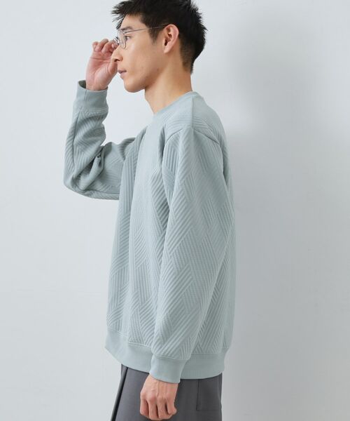 THE SHOP TK / ザ ショップ ティーケー スウェット | ふくれキルトスウェット | 詳細13