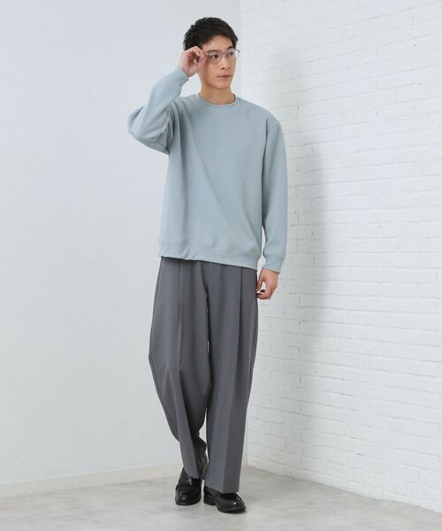 THE SHOP TK / ザ ショップ ティーケー スウェット | ふくれキルトスウェット | 詳細15