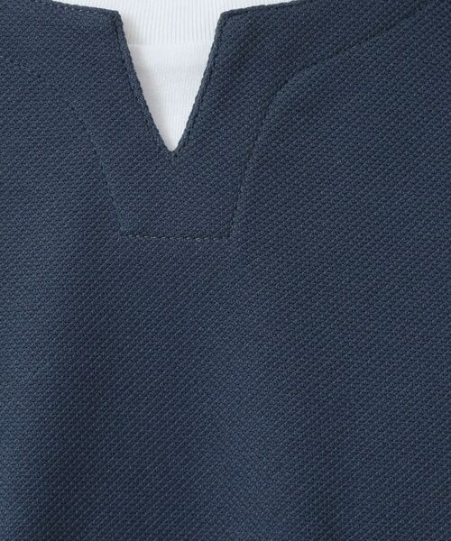 THE SHOP TK / ザ ショップ ティーケー Tシャツ | 【1枚で決まる！】キーネックフェイクレイヤード長袖Tシャツ | 詳細16