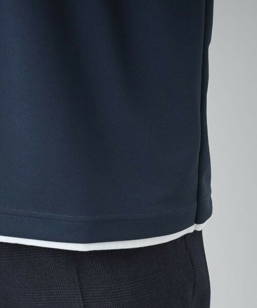 THE SHOP TK / ザ ショップ ティーケー Tシャツ | 【1枚で手抜きに見えない】キーネック フェイクレイヤード長袖Tシャツ | 詳細26