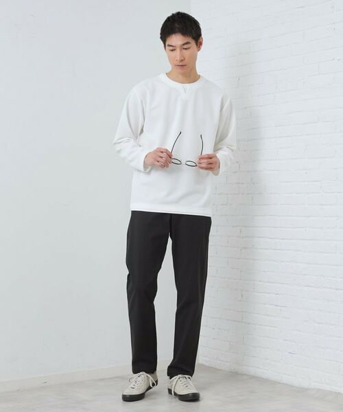 THE SHOP TK / ザ ショップ ティーケー Tシャツ | 【1枚で決まる！】キーネックフェイクレイヤード長袖Tシャツ | 詳細3