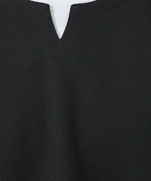 THE SHOP TK / ザ ショップ ティーケー Tシャツ | 【1枚で決まる！】キーネックフェイクレイヤード長袖Tシャツ | 詳細8