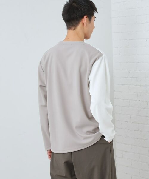 THE SHOP TK / ザ ショップ ティーケー Tシャツ | パネルブロッキング長袖Tシャツ | 詳細10