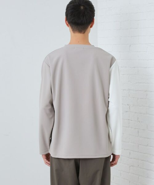 THE SHOP TK / ザ ショップ ティーケー Tシャツ | パネルブロッキング長袖Tシャツ | 詳細15