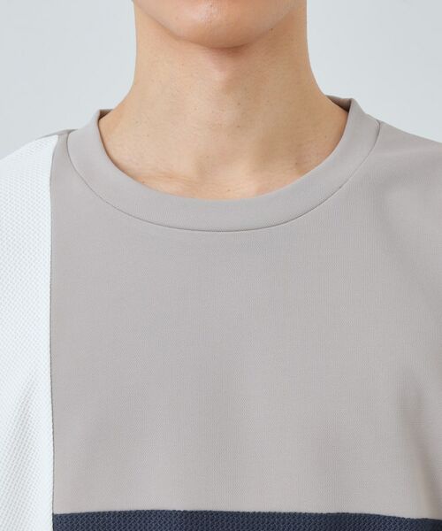 THE SHOP TK / ザ ショップ ティーケー Tシャツ | パネルブロッキング長袖Tシャツ | 詳細16