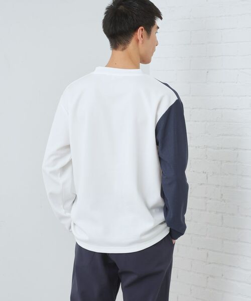 THE SHOP TK / ザ ショップ ティーケー Tシャツ | パネルブロッキング長袖Tシャツ | 詳細2