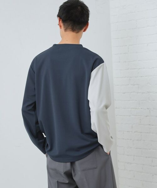 THE SHOP TK / ザ ショップ ティーケー Tシャツ | パネルブロッキング長袖Tシャツ | 詳細6