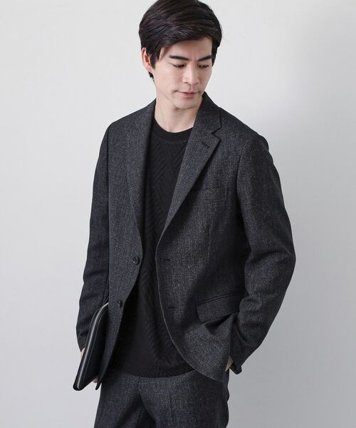 THE SHOP TK / ザ ショップ ティーケー テーラードジャケット | 【セットアップ可／洗濯機OK】AVANT AIR メッシュジャケット（ブラック(019)）