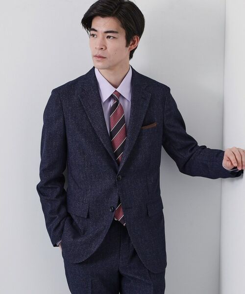 THE SHOP TK / ザ ショップ ティーケー テーラードジャケット | 【セットアップ可／洗濯機OK】AVANT AIR メッシュジャケット（ネイビー(094)）