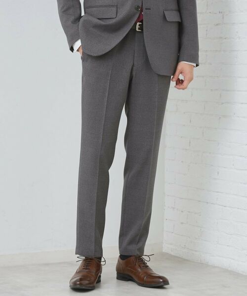 THE SHOP TK / ザ ショップ ティーケー パンツ | AVANT WOOLYグレンチェックパンツ(グレー(212))