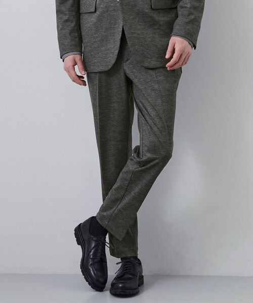 THE SHOP TK / ザ ショップ ティーケー パンツ | 【セットアップ可／洗濯機OK／ストレッチ】TRジャージスラックス（グレー(012)）