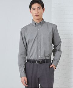 THE SHOP TK / ザ ショップ ティーケー シャツ・ブラウス | 【ON/OFF兼用】シャンブレー オックスシャツ 洗濯機OK / 吸水速乾 / 汗じみ防止