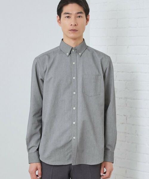 THE SHOP TK / ザ ショップ ティーケー シャツ・ブラウス | 【ON/OFF兼用】シャンブレー オックスシャツ 洗濯機OK / 吸水速乾 / 汗じみ防止 | 詳細13