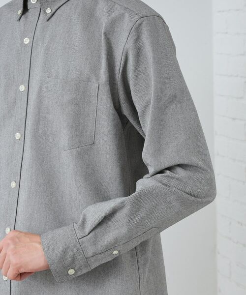 THE SHOP TK / ザ ショップ ティーケー シャツ・ブラウス | 【ON/OFF兼用】シャンブレー オックスシャツ 洗濯機OK / 吸水速乾 / 汗じみ防止 | 詳細18