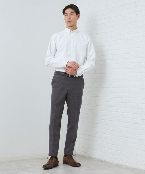 THE SHOP TK / ザ ショップ ティーケー シャツ・ブラウス | 【ON/OFF兼用】シャンブレー オックスシャツ 洗濯機OK / 吸水速乾 / 汗じみ防止 | 詳細3