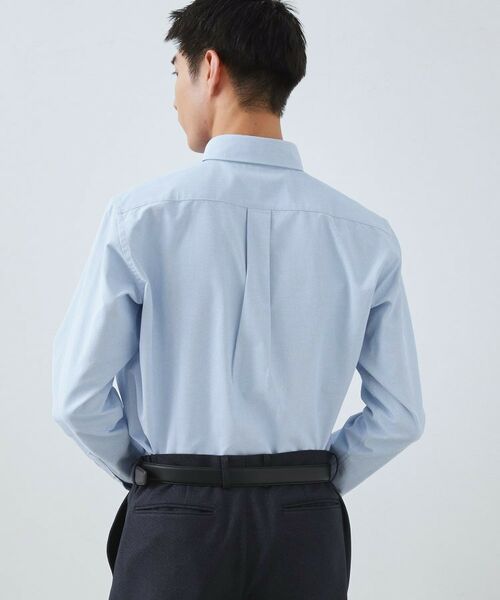 THE SHOP TK / ザ ショップ ティーケー シャツ・ブラウス | 【ON/OFF兼用】シャンブレー オックスシャツ 洗濯機OK / 吸水速乾 / 汗じみ防止 | 詳細6