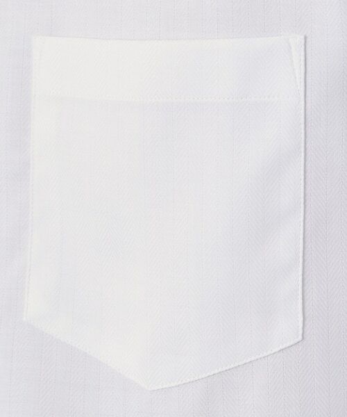 THE SHOP TK / ザ ショップ ティーケー シャツ・ブラウス | ドレスへリンボン長袖シャツ | 詳細4